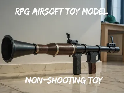 Non-Fireable RPG Rocket Launcher Model Airsoft Toy