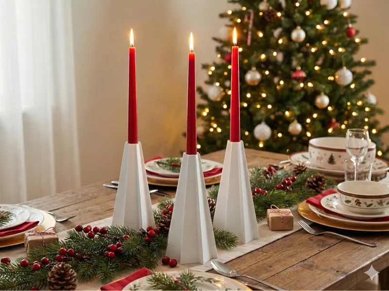 Holiday Minimalist Candle Holder | 6 sizes
