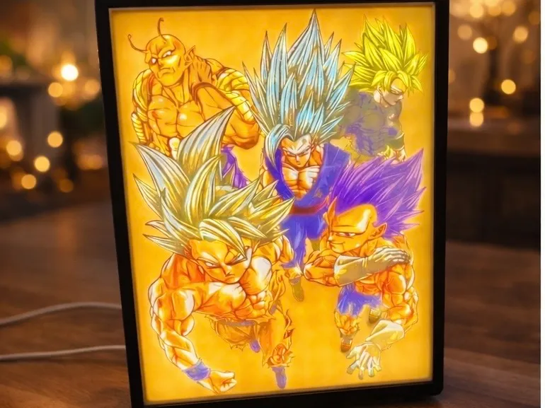 Litofania Dragon Ball Super