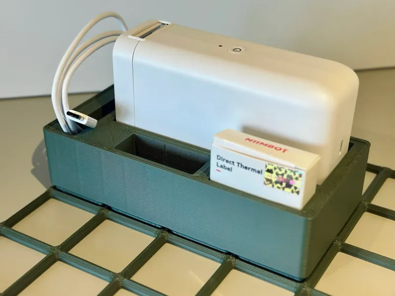 Niimbot D101 Gridfinity Organizer + Labels + Cable