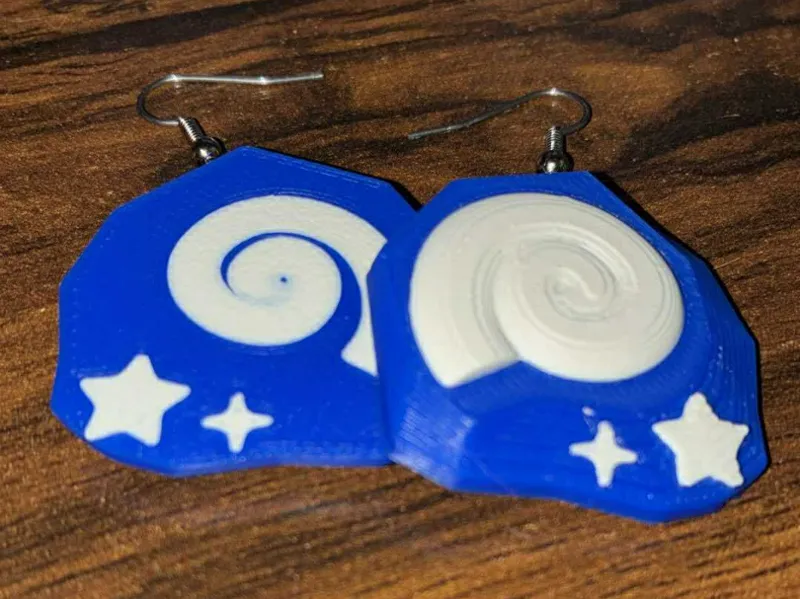 Animal Crossing Fossil Earrings