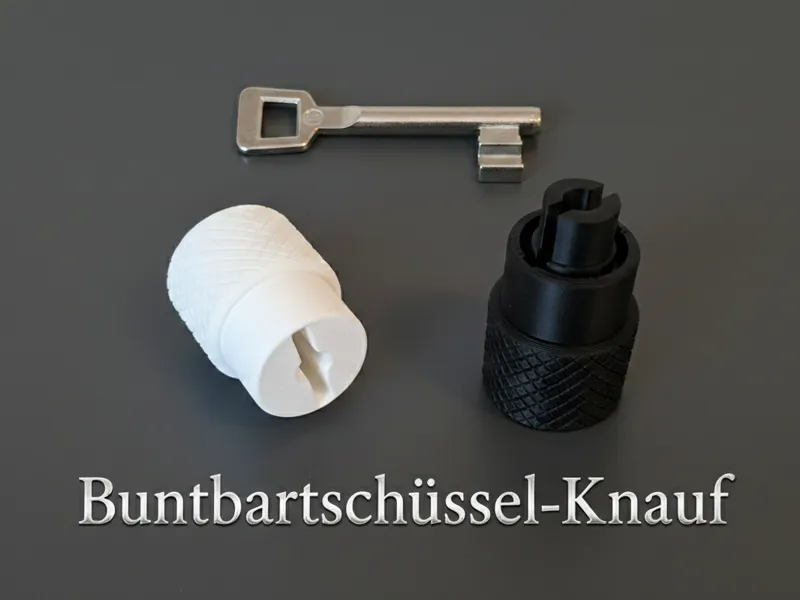 Schlüsselknauf  Zimmertür / Buntbartschlüssel