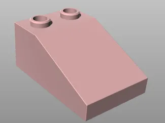 改件：A-023-B 2x3 科技斜砖