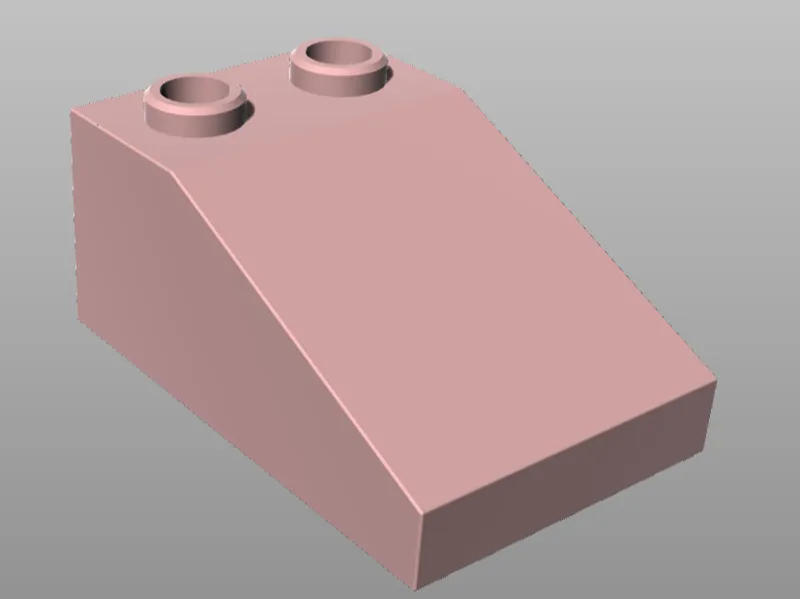 改件：A-023-B 2x3 科技斜砖