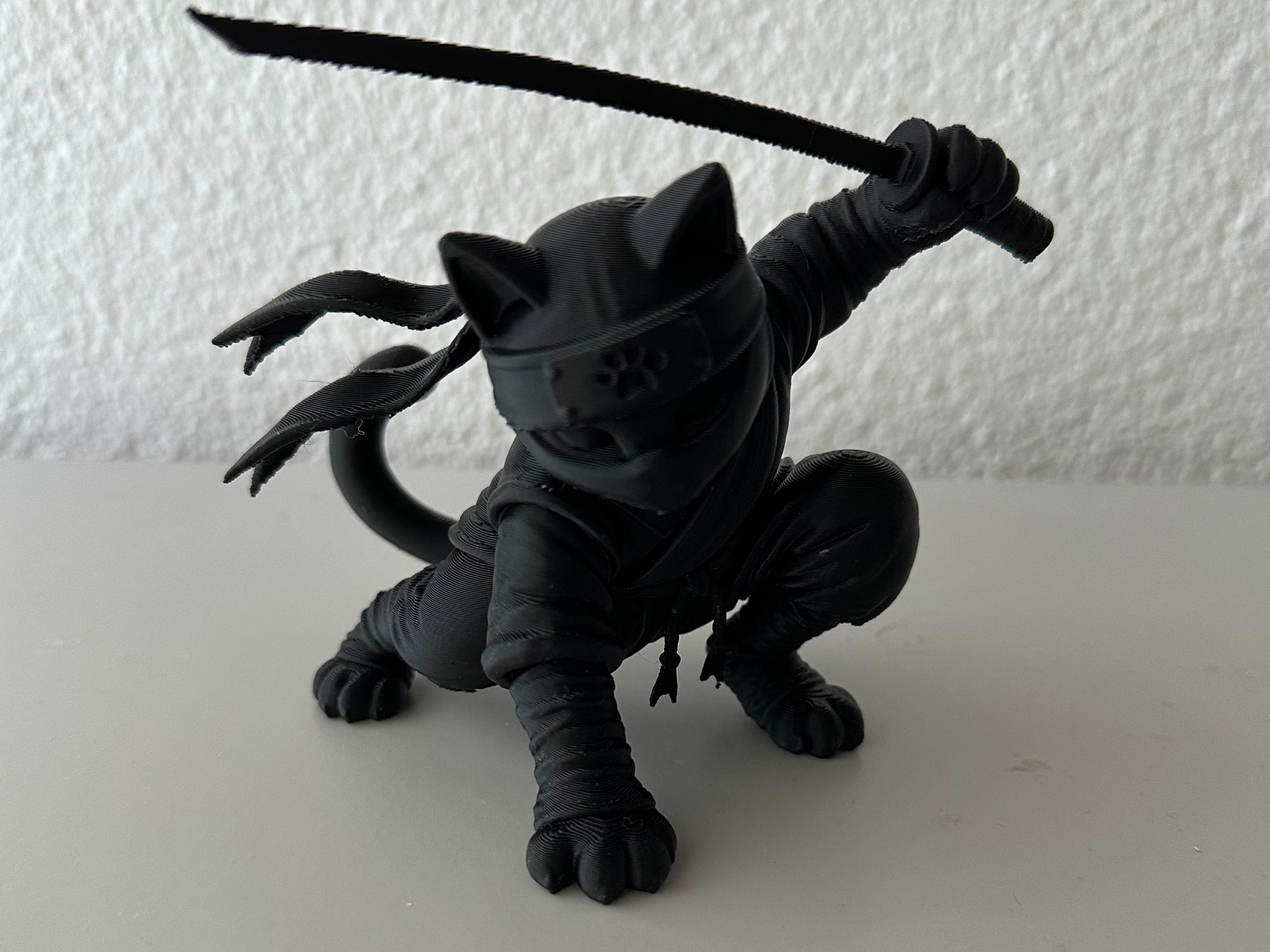 Ninja Cat Warrior | Samurai Kitten with Katana