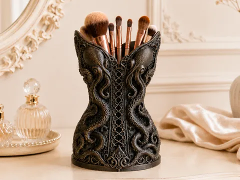 Organizador: Abyssal Octopus Corset Organizer — referencia de MakerWorld