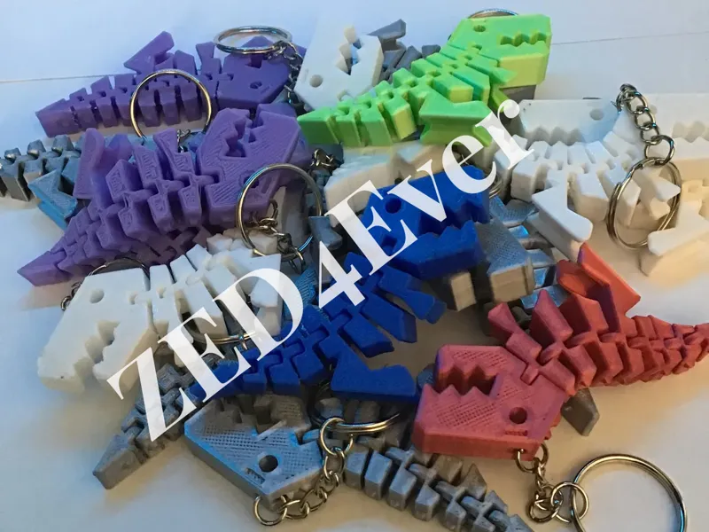 Flexy rex keychain