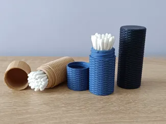 Q-tip travel case,container