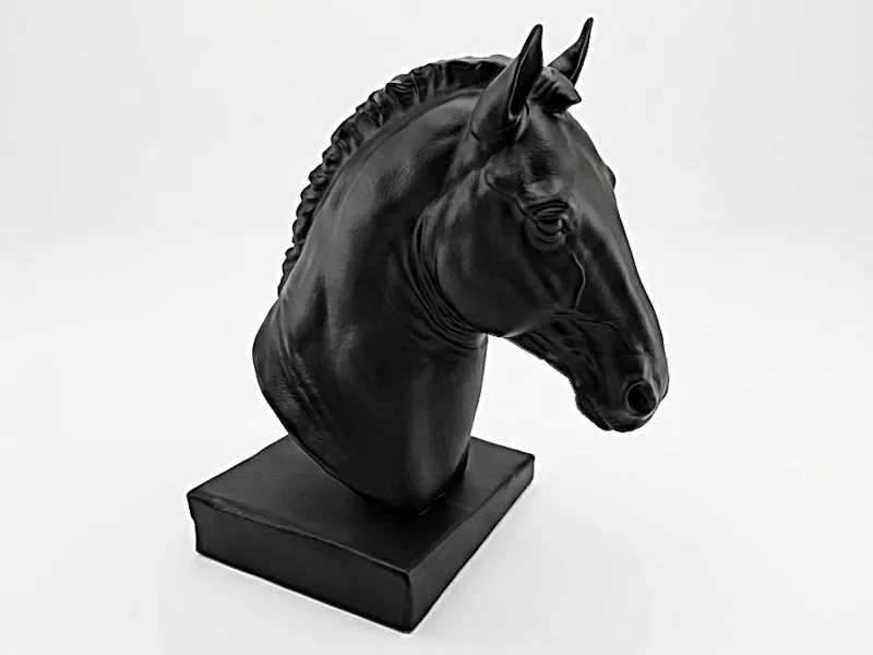 BUSTO CAVALLO IPERREALISTICO