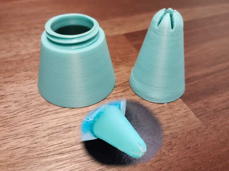 Cream Piping Bag Tip For Plastic Food/Freezer Bags