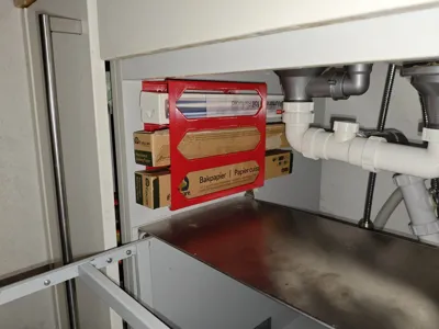 Wall-mounted Wrap Organizer