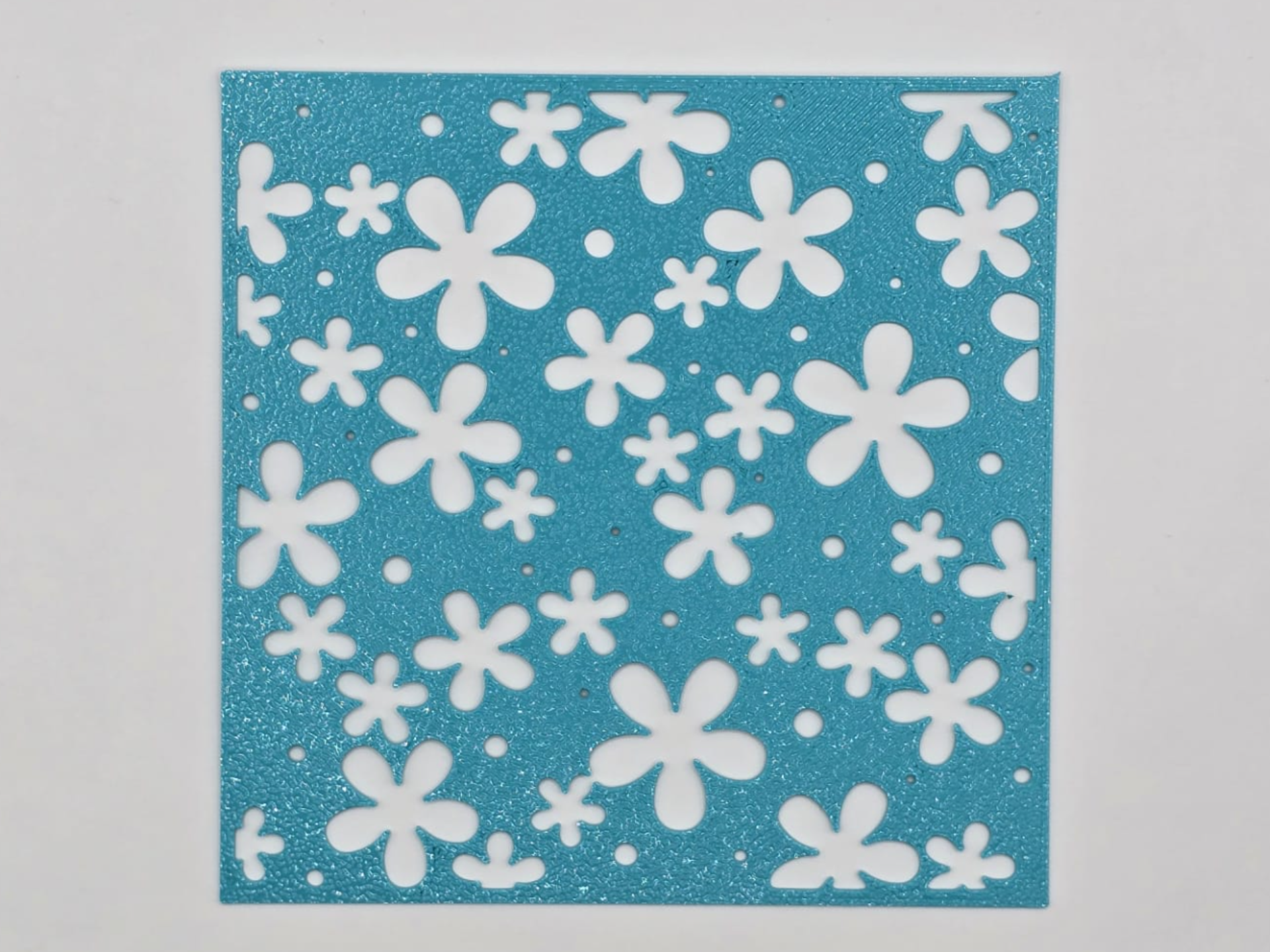 Ditsy Daisy Polka Dot Pattern Craft Stencil
