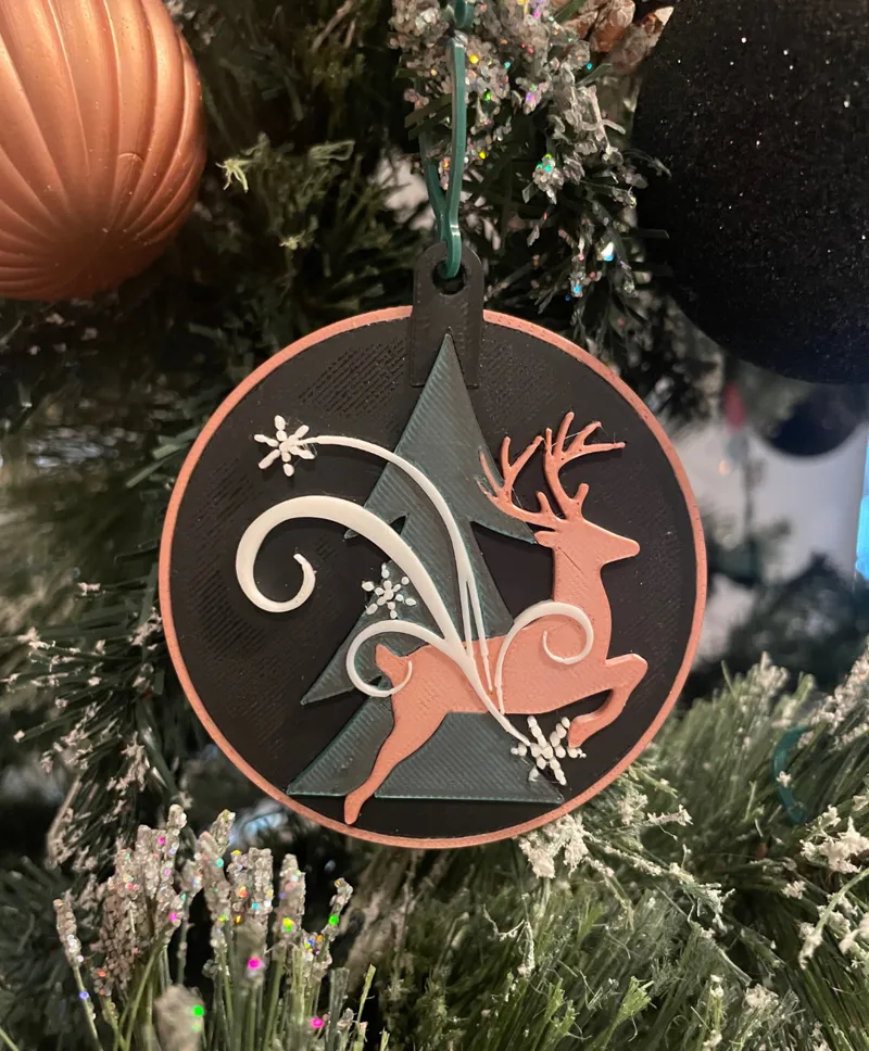 Reindeer Christmas Ornament