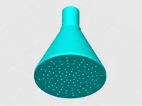 Pomme de douche simple pour tuyau 3/4 pouce — photo 2