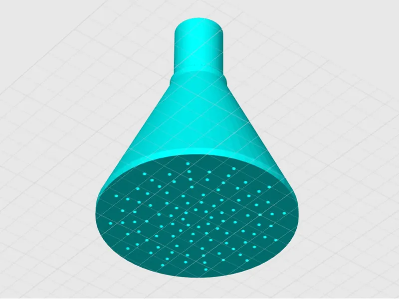 shower head simple, no support, for 3/4 inch pipe