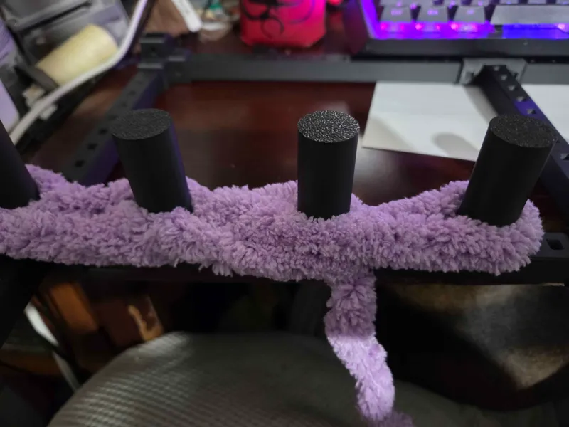 Modified Pins for Chunky Blanket Knitting