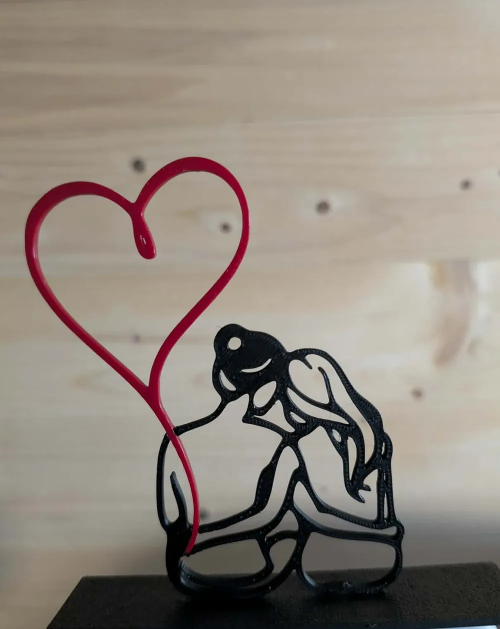 The Couple - Love / Friendship Sculpture - Free 3D Print Model - MakerWorld