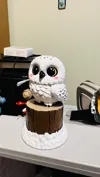 SnowyOwlNonColored - A1 Mini