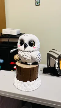 SnowyOwlNonColored - A1 Mini
