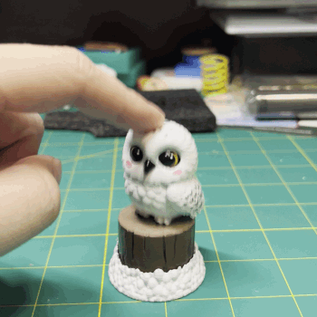 Snowy Owl Clicker