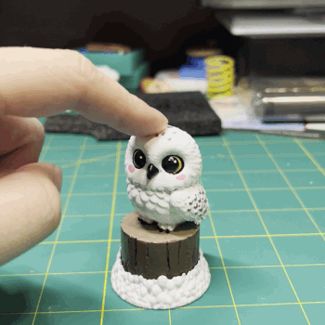Snowy Owl Clicker