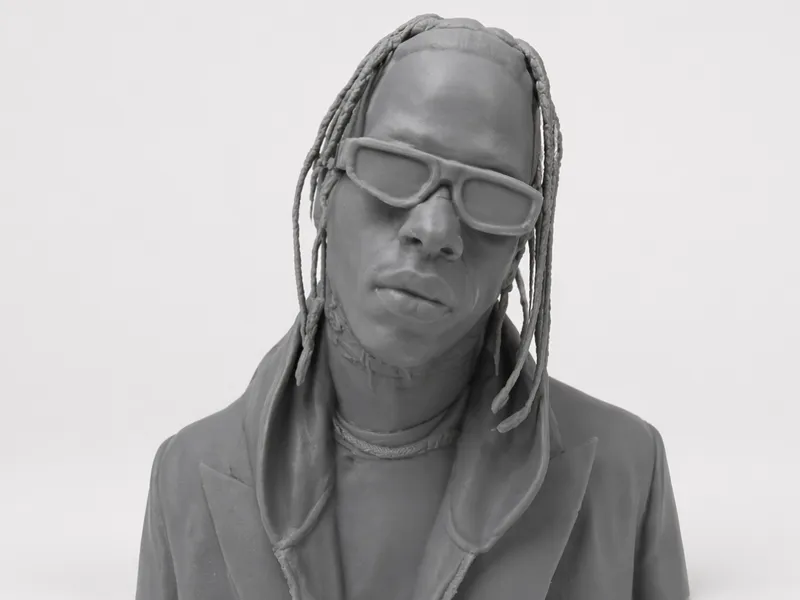 Realistic Travis Scott – Ultra Detailed 3D Print