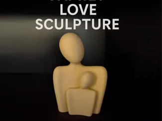 Statua familiare per genitori single, nonni e zii