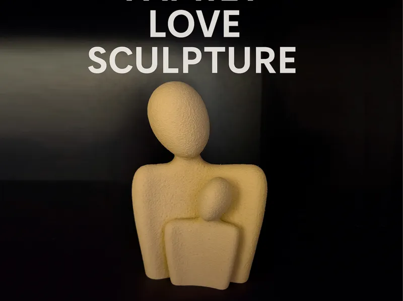 Statua familiare per genitori single, nonni e zii