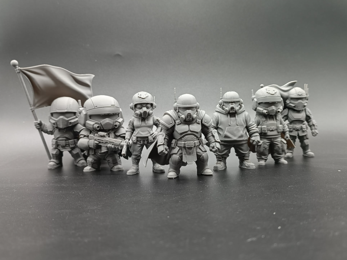 Helldivers Chibi Set - Standard & Urban Edition