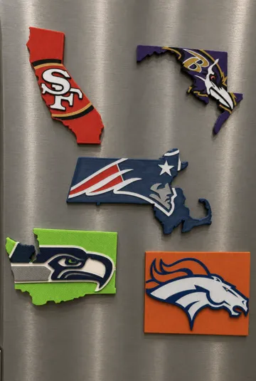 Caja o estuche: NFL Magnet | All 32 teams coming — vista de referencia 4
