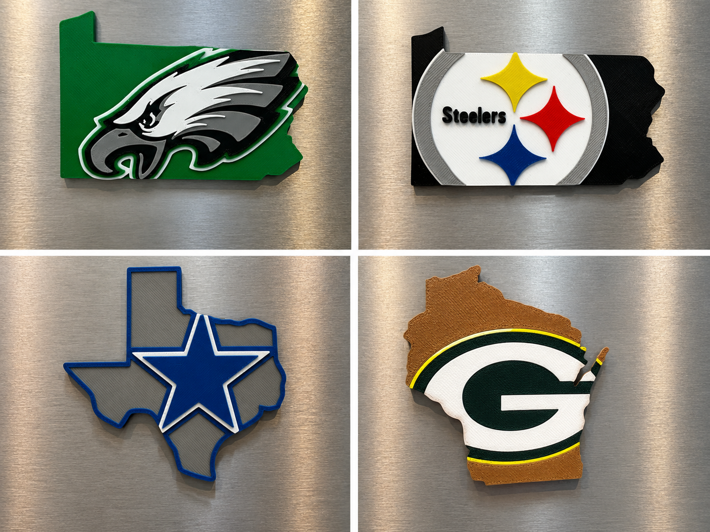 NFL State Magnets | All 32 teams coming 3D model