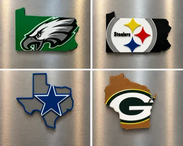 Caja o estuche: NFL Magnet | All 32 teams coming — vista de referencia 3