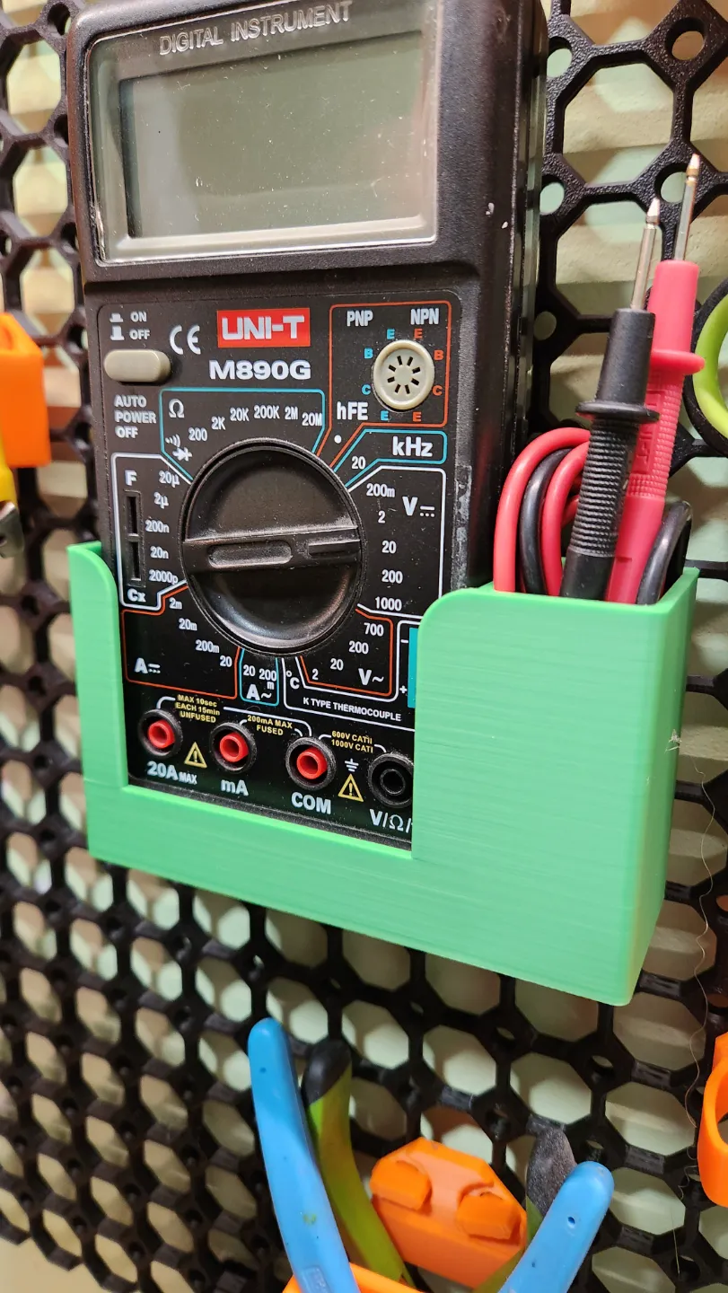 Digital Multimeter Mounted On Board Multimeter UNI-T M890G mount - multiboard by Keralots - MakerWorld