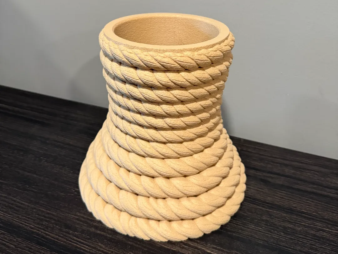 Impossible Rope Stand Impossible Rope Planter - support free - Free 3D Print Model - MakerWorld