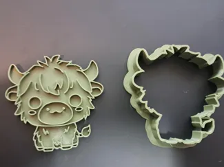 Kawaii Highland Cow