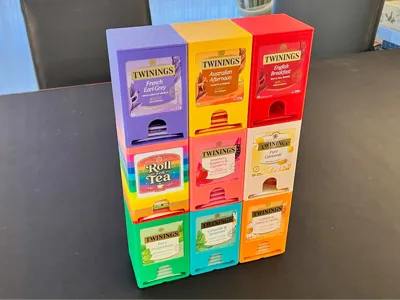 Twinings Tea Bag Dispenser, Gridfinity & Modular