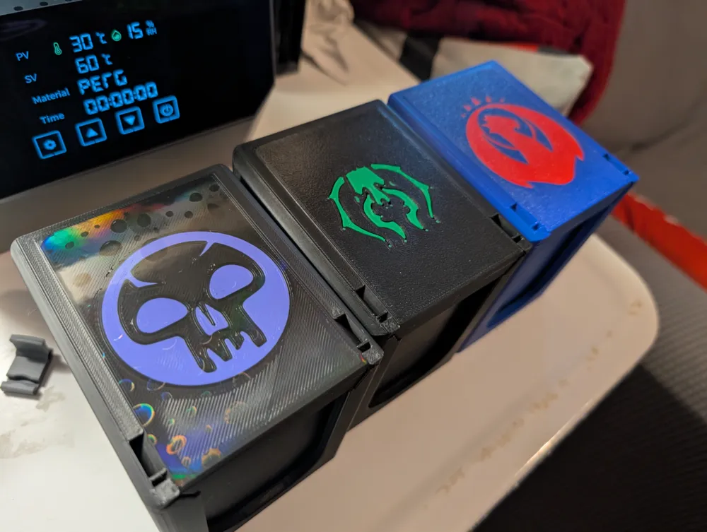 MTG Commander Deck Box with Symbols - Free 3D Print Model - MakerWorld