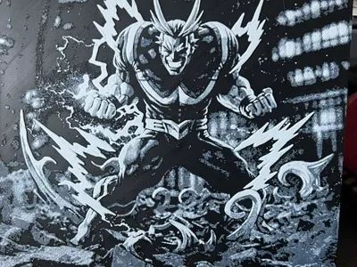 Hueforge- All might My hero Academia 