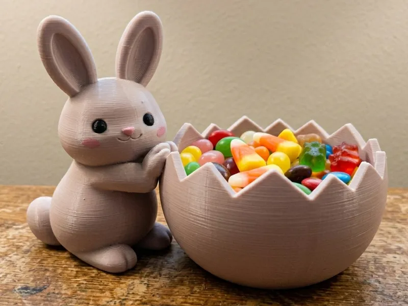 Bunny Easter Candy Bowl