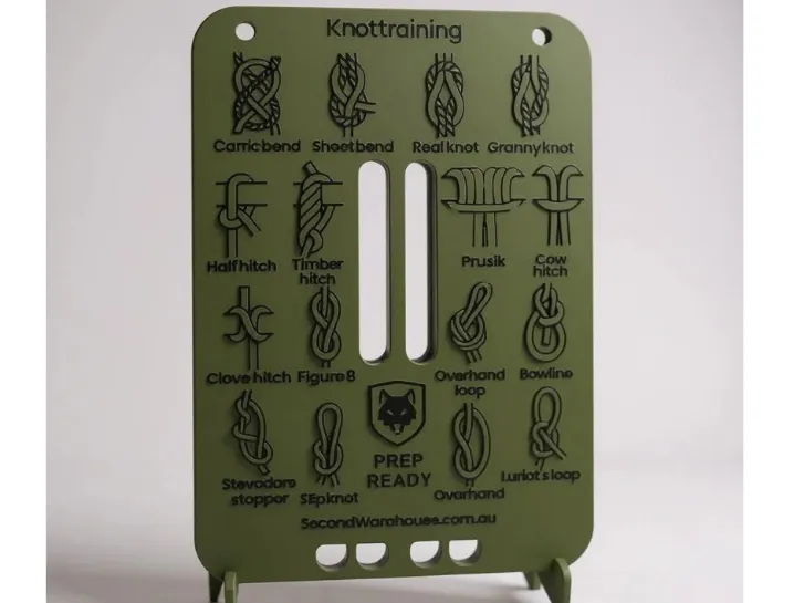 PrepReady - Knot Tying Practice & Training Board