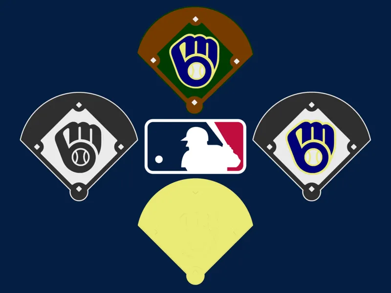 Milwaukee Brewers Stadium Logo Plaque