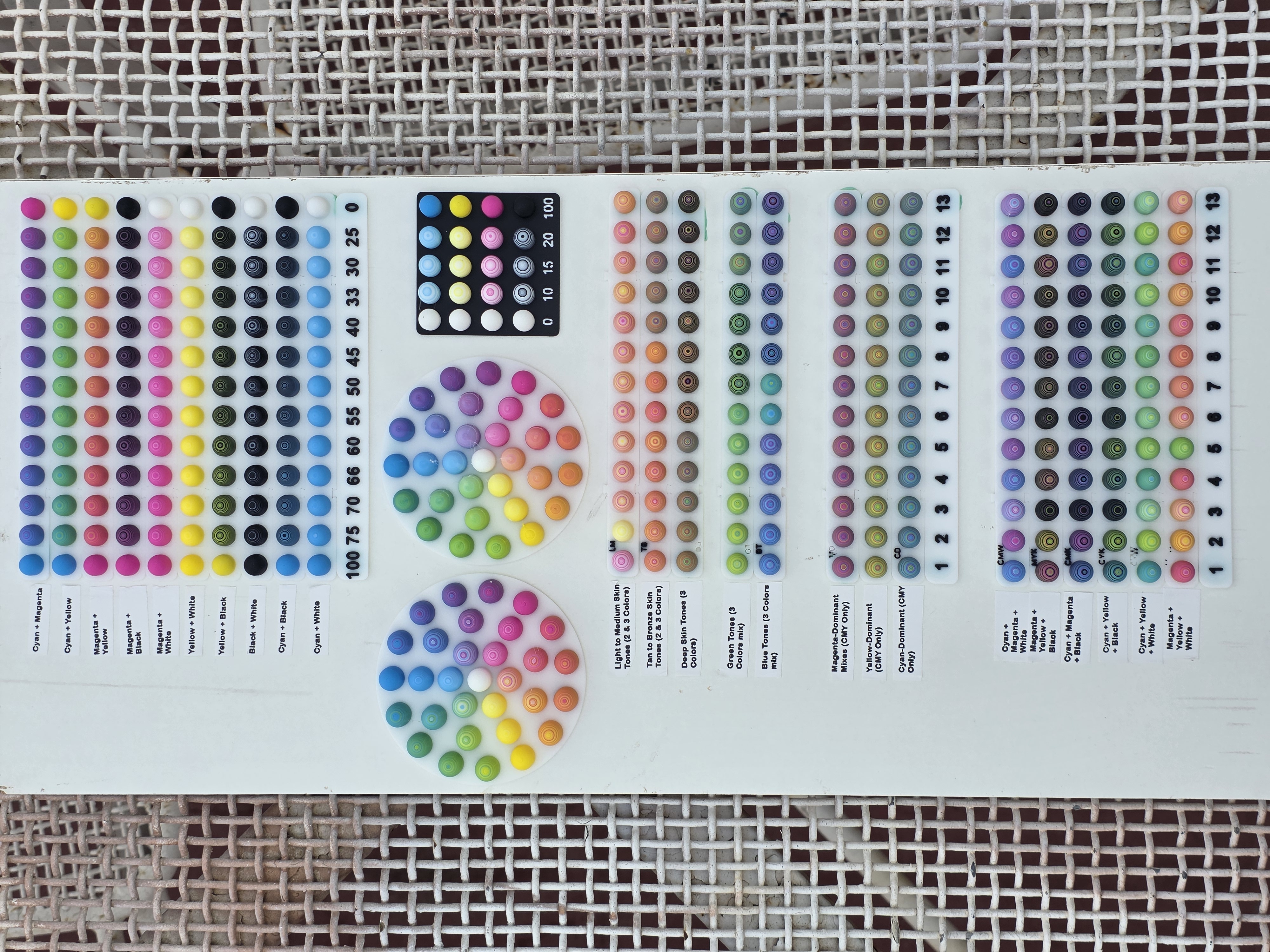 292 Color Mixes Tested on H2C - Free 3D Print Model - MakerWorld