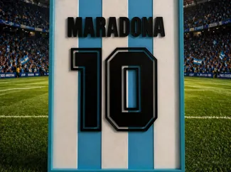 Quadro Maradona Argentina