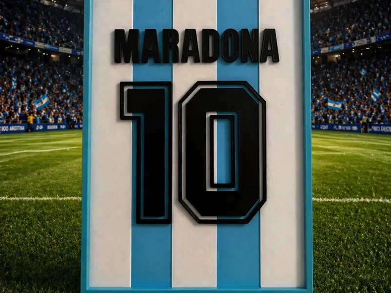 Quadro Maradona Argentina