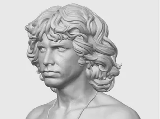 JIM MORRISON statue
