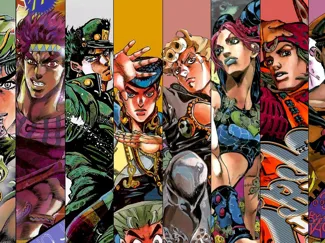 jojo's bizarre adventure lithophane colorized
