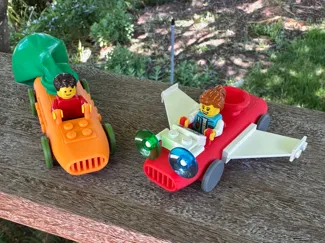 Balloon Minifig Car - Air Powered Toy