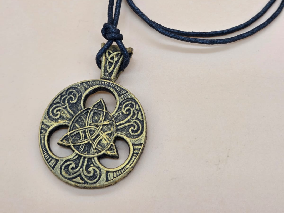 Keltischer Anhänger – Runen / Pentagramm Amulett