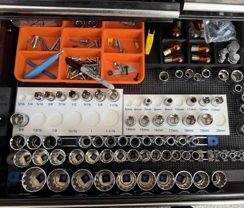 Socket Organizer Metric and SAE - Free 3D Print Model - MakerWorld