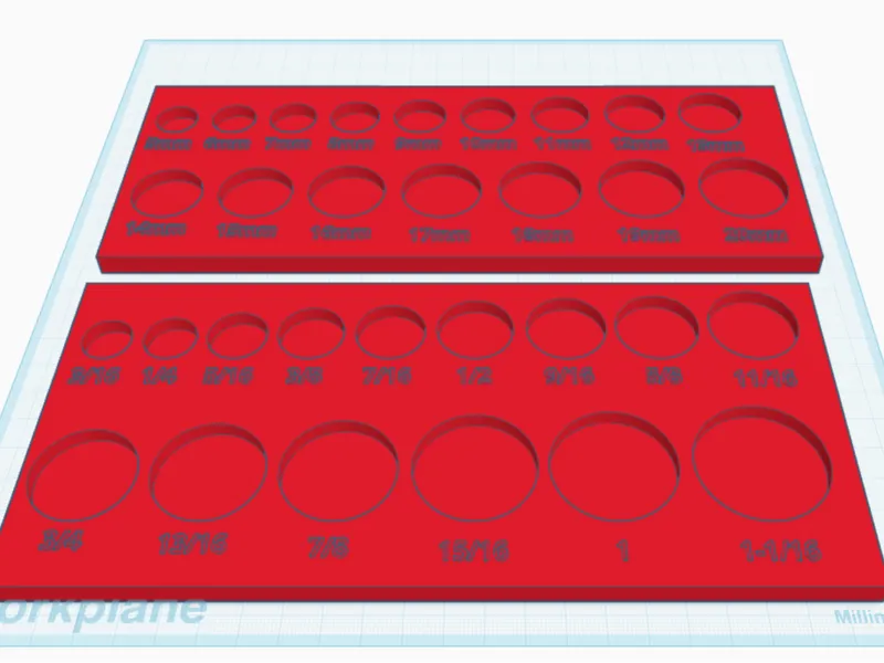 Socket Organizer Metric and SAE